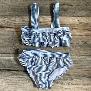 Mini Boden Striped Bikini